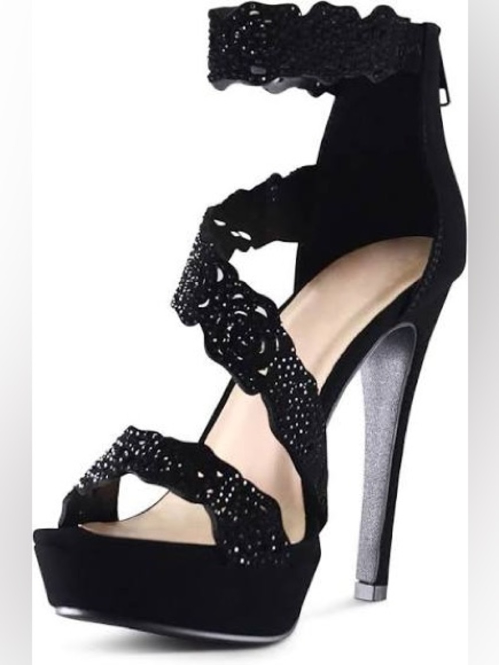 Marco Republic Yorkshire Womens Open Toe High Platform High Heels Stiletto Dress